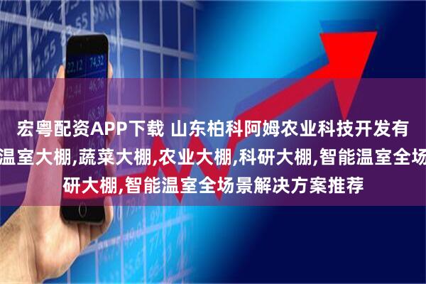 宏粤配资APP下载 山东柏科阿姆农业科技开发有限公司：光伏板温室大棚,蔬菜大棚,农业大棚,科研大棚,智能温室全场景解决方案推荐