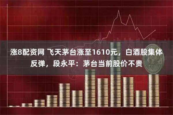 涨8配资网 飞天茅台涨至1610元，白酒股集体反弹，段永平：茅台当前股价不贵